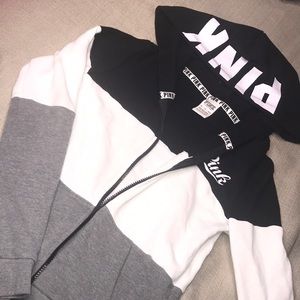 Pink Victoria’s Secret zip up jacket
